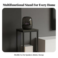 High-Fidelity Speaker Floor Stand Multi-Purpose Home Theater Speaker Stand Sleek Design Wrought Iron Audio Rack Quick Setup for Audiophiles