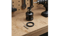Heavy-Duty Impact Wrench Adapter Knurled Grip Drill Chuck Setup Adapter with Pin Impact Driver Chuck