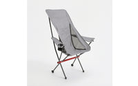 Folding Camp Chair Portable High-Back Chair with Armrests Lightweight Furniture for Campers, Anglers, Camping, Fishing, Beach