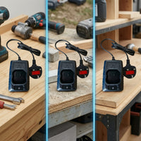 Replacement Cordless Tool Battery Charger Compact Charger with Cradle for DIYers, Technicians, Workshop, Garage