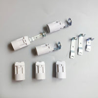 E14 Bulb Holder with Bracket for LED Candle Light, Candle Lamp Holder for Pendant Lights, E14 Lamp Holder 2A 220-250V, Beige Screw Base 250V