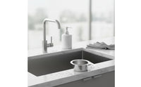 Wet-Dry Separation Swan Sink Strainer Basket Space Saving Swan Drain Basket Easy to Clean Stainless Steel Sink Colander Multi-Purpose