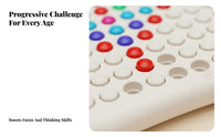 Single or Two Player Modes Smart Multi-Game Board Portable Design AI Gomoku Board Solo Play Mode for Adults, Beginners, Travel