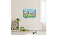 Wall-Mounted Soccer Target Mat Skill-Building Soccer Game Mat Toy Soft Multi-Player for Children, Playroom, Backyard
