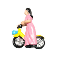 Miniature 1:87 Cyclist Figure DIY Craft PVC Cyclist Figure Scene Filler Cyclist Figures for Landscape Scenes
