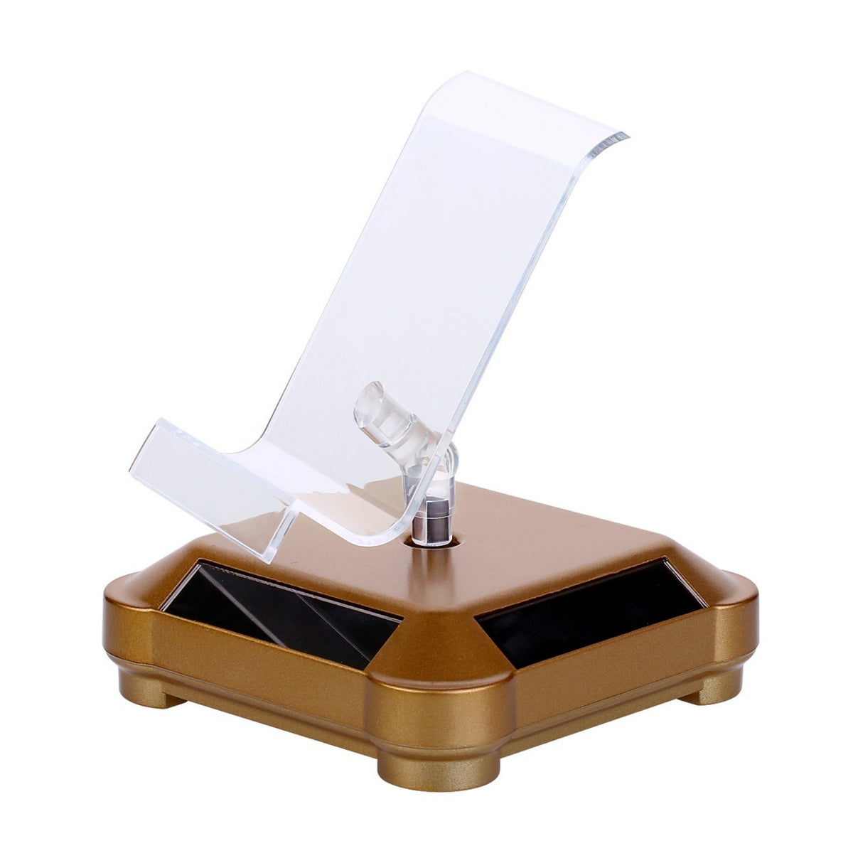 360-Degree Display Stand with Acrylic Holder Batterycordless Rotating Display Stand Cordless Rotating Platform Low-Light for Retailers