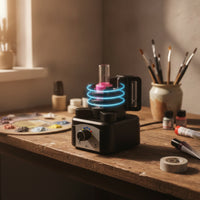 Electric Nail Polish Shaker Hands-No-Cost Shaker with Clamp Automatic Stop Paint Mixer Stable for Artists, Studios