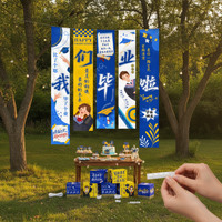 Graduation Ceremony Backdrop Banner for Photo Booth & Classroom Decoration