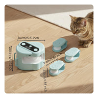 Unpredictable Movement Wireless Controller Control Cat Toy Adjustable Speed Automatic Cat Teaser Wireless Modular Setup for Kittens