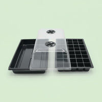 Good Drainage 40 Cell Seedling Tray with Dome Reusable Mini Greenhouse Starter Kit Long-Lasting Plastic Gardening Supplies for Gardeners