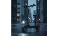 Seated Cushioned with Cargo Rack Compact for Commuters, Adults, Errands, Commute, City Travel