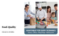preserveKeeping Box closureed Rectangular preserveKeeping Box Transparent food container for Restaurant Office Workers, Refrigerator, Pantry