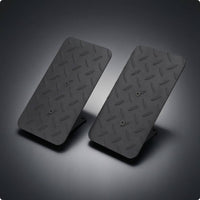 Back Support Machine Foot Pedals  Raised Foot Pedals Black Workout Gear