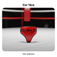 Shock Resistant Boxing Groin Guard Shock Absorbent MMA Groin Protector Long-Lasting for Children, Adults, Spar Arena, Gym, Dojo