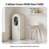 Large Capacity Multi-Compartment Storage Unit Space Capsule Theme Modular Feeding Station Sturdy Construction Baby Organizer Materials for Newborns, Toddlers, New Parents, Playroom, Bedroom