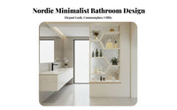 Partition Shelf with Glass Panel Light Luxury Design Entryway Partition Cabinet Modern Minimalist Design Privacy Screen