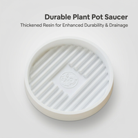 Breathable Resin Plant Pot Drip Tray, Waterproof Flower Saucer for Indoor Outdoor Garden, Base for Balcony