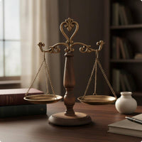 Decorative Balance Scale Stable Base Tabletop Decor Space Saving for Desk, Shelf