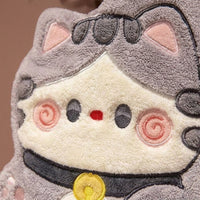 Thick Coral Fleece Cartoon Cat Hanging Hand Towel, High Absorbency Housewarming Gifts, Shedding Resistant Ladies Gifts Ideas Clearance