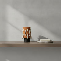 Vase with Rope Home Decor Cylindrical Vase Matte Flower Arrangement Container for Entryway