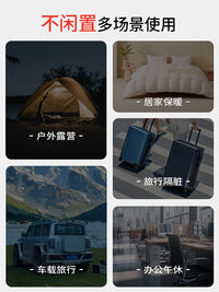 加宽加厚纯棉睡袋成人冬季防寒保暖大人家用办公室午休全棉被子