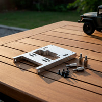 RC Servo Mount Bracket Precision-Machined Servo Compartment Bracket Metal for Hobbyists, Model Conversion, Custom Repair