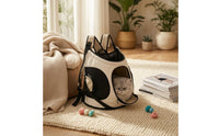 Front Opening Pet Carrier Mesh Panels Cat Carrier Backpack Padded