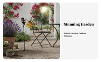 Projection Effect Solar Watering Can Light Weatherproof Hollow-out Garden Lantern Weather Resistant for Yard, Patio, Pathway