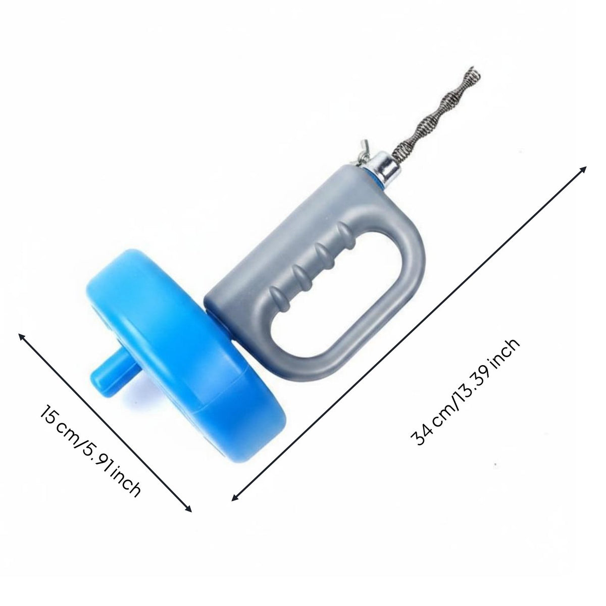 Drain Clog Remover Easy to Use Drain Auger Heavy Duty Toilet Snake for Plumbing Repair