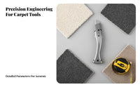 Carpet Installation Tool Kit Sturdy Duty Carpet Laying Tool Set Adjustable Length DIY Easy-to-Use for Installers