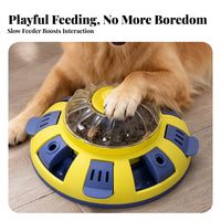 Interactive Dog Brain-Teaser Feeder Boredom Breaker Interactive Slow Feeder Toy