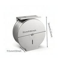 Bath Tissue Dispenser with Shelf Rustproof for Businesses
