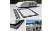 RV Rooftop Air Conditioner Gasket Kit with Leveling Pads Leak-Resistant Picture Frame Gasket with Leveling Pads Seamless for Travel Trailer