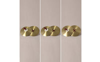 Hand Cymbals with Straps Handheld Marching Cymbals Textured Percussion Instrument for Drum Corps
