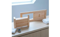 2 Pieces Louvered Sauna Vent Set Light Finish Wooden Sauna Vent Cover