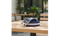 Woven Belt with Metal Buckle Braided Stretch Belt with Pin Buckle Waistband Elastic Casual for Men, Daily Wear, Travel