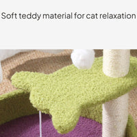 Mini Cat Tree Cat Scratcher Condo Space-Saving