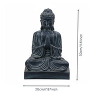 Seated Buddha Figurine Decorative Display Meditation Buddha Figurine Sturdy