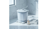 Portable Washer Centrifuge 2 in 1 Hand Crank Laundry Appliance No Electricity Washer Dryer for Students, Dorm Room, Small Apartment