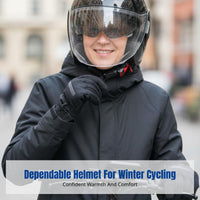 Tested Quality Certified Electric Full Face Winter Warm Large Headgear for Adults