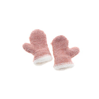 Miniature Knit Mitten Ornaments Handmade Mitten Ornaments Mini Knitted Mittens with Cuffs Small for Decorators