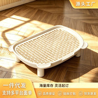 Double-Layer Cat Litter Mat with Sand Control Tray