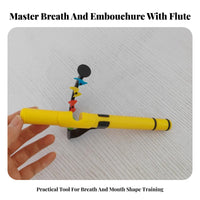 Improves Playing Skill Flute Embouchure Coach Easy to Use Flute Airflow Training Tool Lightweight for Flutists, Students, Apartment Living