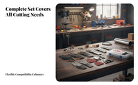 72 Pieces 72 Piece Oscillating Set Sturdy Duty Bimetal Oscillating Tool Universal Multi-Tool Blade Assortment