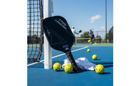 Professional Matte Carbon Pickleball Racket Long-Lasting 16mm Pickleball Paddle Lightweight Sports Gear Rotation Control for Competition, Training