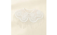 Shoulder Cape Translucent Faux Collar V-Neck for Formal Events, Photo Shoots