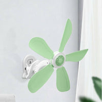 Attach on Fan Versatile Mounting Desk Attach Fan Cooling Appliance Adjustable Angle Easy to Clean for Office