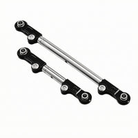 2 Pieces Adjustable Tie Rod   RC Steering Link Rod Eyelet Mount
