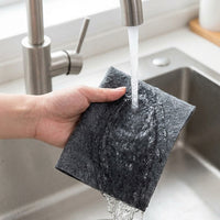 Thickened Magic Cleaning Cloth, Super-Fine Microfibre Cloth and Microfibre Towel, Gray Reusable Rag for Glass, Mirrors and Cookware