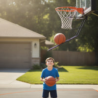 Basketball Rebounder Attachment Curved Basketball Return Attachment Jam-Unobstructed Long-Lasting for Driveway, Backyard